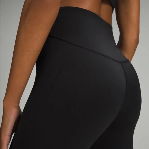 Lululemon| NWT Base Pace High Rise 25” Black Leggings in Women’s Size 10 - Picture 4 of 9